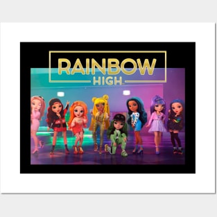 rainbow high Posters and Art